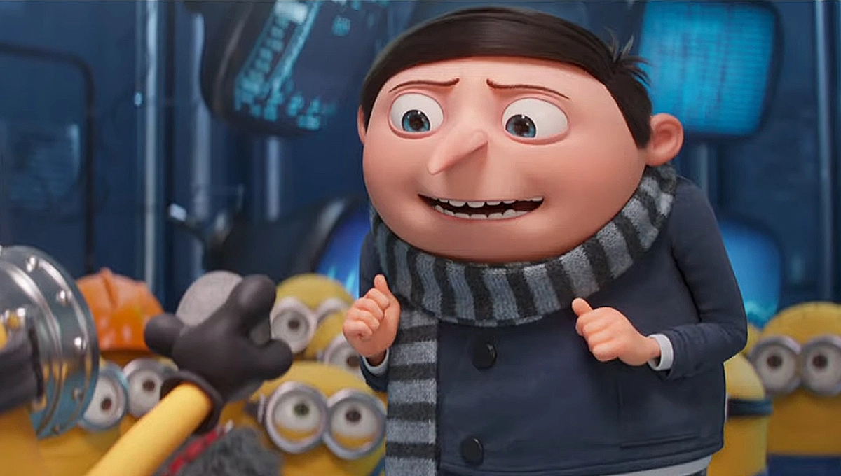 Is it silly that I always laugh with Gru?.he's just so sweet!